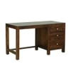 Anne Solid Wood Study Table in Teak Finish