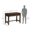 Arundhati Solid Wood Study Table in Teak Finish