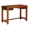 Adrienne Solid Wood Study Table in Walnut Finish