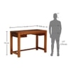 Adrienne Solid Wood Study Table in Walnut Finish
