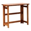 Ayn Solid Wood Study Table in Walnut Finish