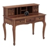 Charlotte Solid Wood Study Table in Urban Teak Finish