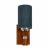 Devansh Metal Electric Wall Light in Black Colour with Yellow Shade Count of 1 Light
