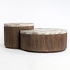 Sevyn Solid Wood Coffee Table In Dark Walnut Finish