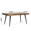 Senia Solid Wood Top Coffee Table