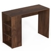 Bluewud Radisso Mini Engineered Wood Studytable In Brown Maple Finish