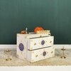 D'Dass Multi Color Mdf and Sheesham Wooden Temple With Cabinet For Pooja