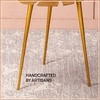 Cosmo Aluminium Side Table in Gold Colour