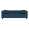 Windsor Luxe 3 Seater Fabric Sofa in Colonial Blue Colour