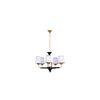 Hartland 5 Light Metal and Wood Fusion Chandelier