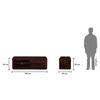 Vector Solid Wood TV Unit in Mahogany Finish