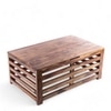 Erickson Sheesham Wood Coffee Table In Teak Finish