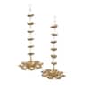 Hanging Dia Urli Set Of 2 In Gold Colour