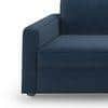 Apollo Compact Sofa (Colour : Lapis Blue, Cushion : Hard, Back Type : Regular, Seating Capacity : Right Aligned 3 Seater + Right Aligned Chaise)