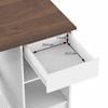 Tylor Engineered Wood Study Table in Classic Walnut Finish