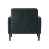 Clark PU Leather Armchair in Grey