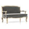 Helena 2 Seater Fabric Loveseat In Natural Colour