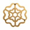 Metalsmith Floral Metal Trivet Gold Heat Resistant Table Protector
