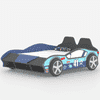 Flash Racer Car Bed In Blue Colour
