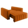 Beliss  Pull Out Sofa cum Bed  in Orange Colour