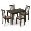 Ava 4 Seater Dining Table In Umber Walnut Finish