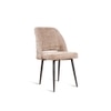 Axionix Fabric Dining Chair in Beige Colour