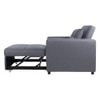 Gilbertson 1 Seater Fold Out Sofa cum Bed  in Grey Colour