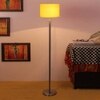 Darlene Yellow Cotton Shade Floor Lamp
