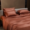 Stoa Paris Super King Size Bedsheet with 4 Pillow Covers  Size Melted Caramel