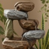 Resting Rock Stone Fountain For Indoor And Outdoor