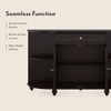 Ramore Solid Wood Sideboard in Mahogany Finish