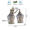 Devansh Metal Electric Wall Light in Multi Colour with Multi Shade Count of 2 Lights
