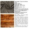 Houston Sheesham Wood Stool with Grey Velvet Cushion