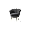 Foster Fabric Accent Chair in Dark Grey Colour