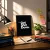 The Castle Decor Get Shit Done Motivational Wall Art 8x12 Inch (Style 1)