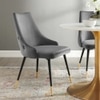 Sumra Solid Wood Accent Chair in Grey Colour