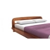 Humphrey Sheesham Wood Queen Size Bed Non Storage Provincial Teak Finish (60 x 78 inches)