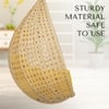 Rattan Egg Single Seater 6 Star Swing Chair Yellow