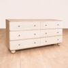 Neo Kyoto Solid Wood Chest of Drawers in Brown Colour