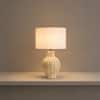 Capri Handicrafted Table Lamp in Black, blue and white Colour