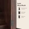 Boisdale Solid Wood Bar Cabinet (Walnut Finish)