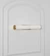 CAPOTE Integrated LED Brass Wall Light with White Alabaster