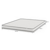 Essential King Size Mattress White & Grey (Mattress Thickness : 4 Inches, Mattress Dimensions : 78 x 72 in)