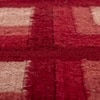 Jaipur Rugs Soft Geometric Wool Dhurrie Rug Red 5x8 ft