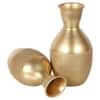 Flower Pot Set Of 2 In Gold Colour