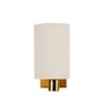 Eliante Modern Wall Lights Mild Steel & Glass Material Antique Gold & White Finish