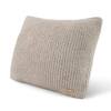 Moss Knit Stone Cotton Knitted Decorative Cushion Cover 16 x 16 Inches