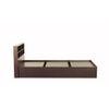 Takeo Engineered Wood Single Bed In Walnut Finish