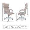 Wiwneags High Back Executive Chair in Ten Brown Colour