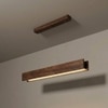 Synergy 48 Brown Solid Wood Single Hanging Light